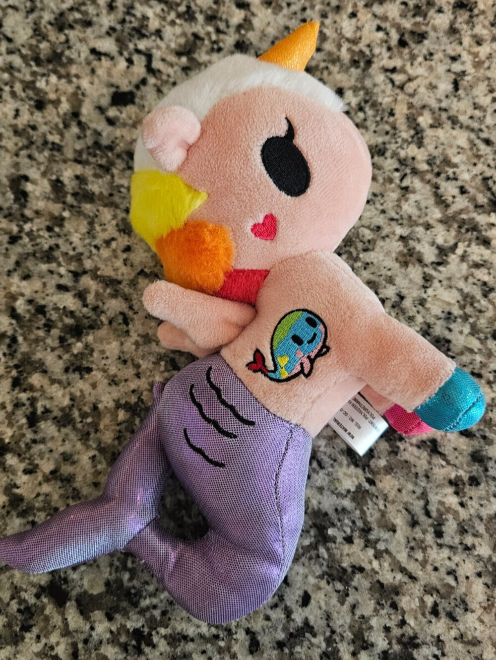 Mermicorno Tokidoki PERLINA 7.5 Inch Plush Mermaid Unicorn